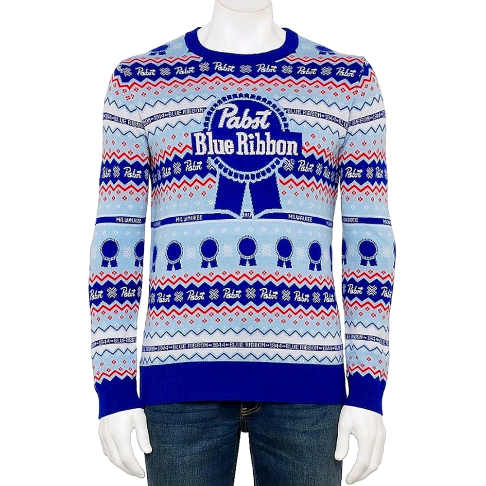 Pabst blue ribbon sweater